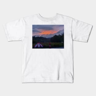 Sunset Asheville Kids T-Shirt